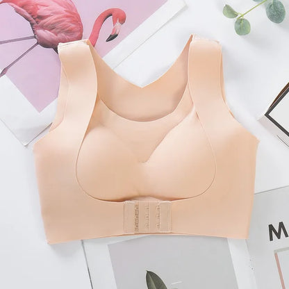 Posture Corrector Sports Bra Seamless Push Up Breathable Bralette Shockproof Sport Hunchback Relief Chest Bra Cross Back Tops