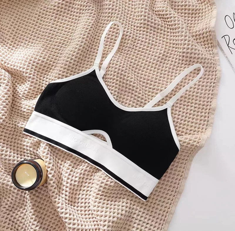 Sports Bra For Women With Small Breasts, Push-up Bra For Beautiful Back, Showing Large Breasts, Shock-proof Bra Without Rims