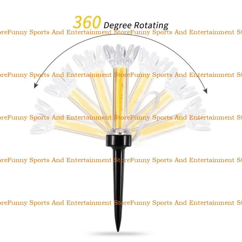 C4DE Golfs Tees Low Resistance More Distance Consistent Height Golfs Support Tees Set