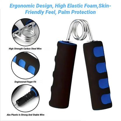 Spring Hand Grip Finger Strength Trainer Power Exerciser Sponge Forearm Strengthener Carpal Expander Sport Muscle Trainin