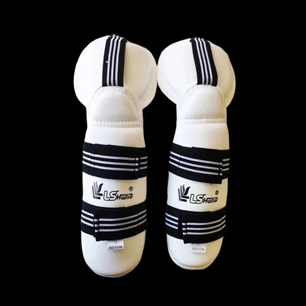 PU Leather Taekwondo Protective Gear Shin Guard Ankle Protection Karate Leg Protection Sports Safety Comfortable