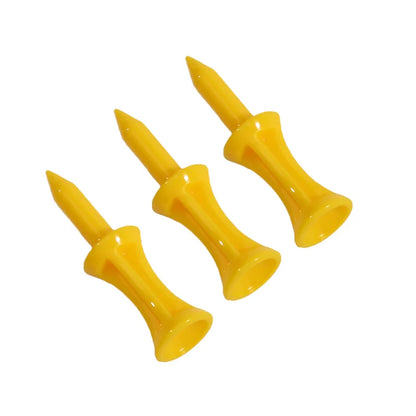 50 Pcs/Pack Professional Golf Tees 25mm-51mm Castle Orange Golfer Accessory Plastic golf tees perfect for Teeing the ball