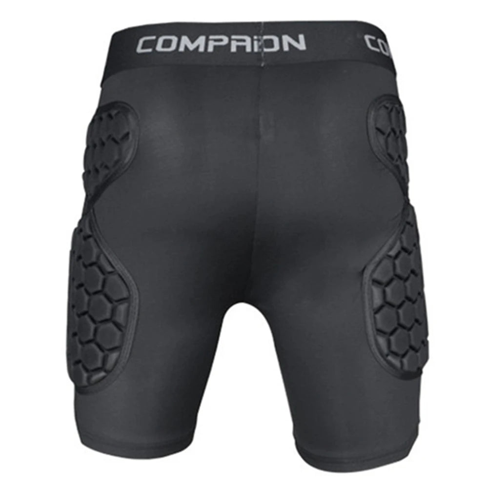 Football Soccer Goalkeeper Shorts EVA Sponge Protective Rugby Skateboard Training Shorts Hip Pad Sports Safety