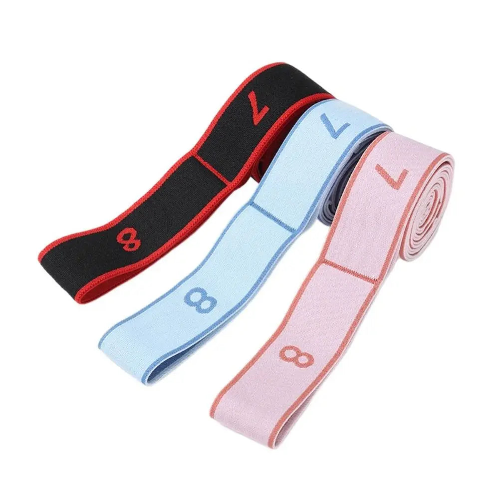 8/10/12 Grid Yoga Resistance Band Yoga Training Elastic Fitness Resistance Bands Crossfit Exercise Textile Cotton