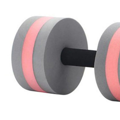 2Pcs Floating Dumbbells Water Barbells EVA Foam Swimming Fitness Arm Shoulder Biceps Cardio Legs Training Equipment