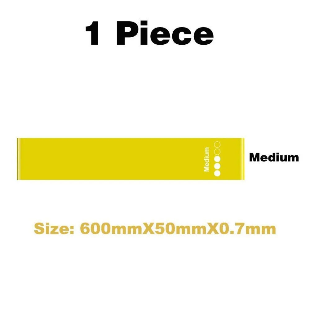 Strength Training TPE Resistance Bands Yoga Gym Equipment Exercise Loop Bands Elastic Rubber Loop Fitness Equipment Home Gym