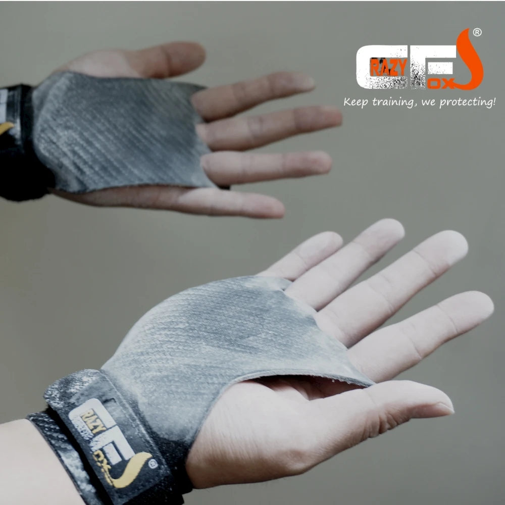 Carbon Gymnastics Hand Grips Weightlifting Workout Gym Gloves Palm Protection for Kettlebell Pull Up Gymnastic Crossfit Grip