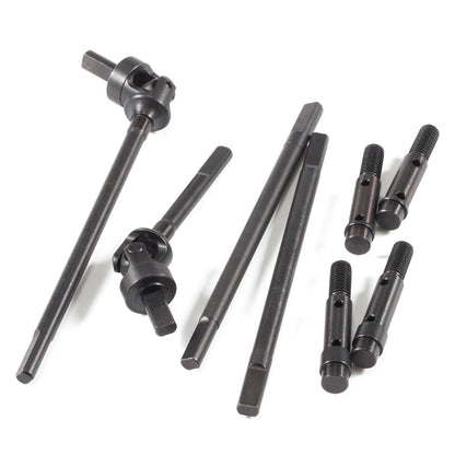 Steel Universal Shafts VDI Set Rear Axle Shafts Portal Stub Shaft for Vanquish F10 Portal Axle VS4-10 Phoenix VRD Chassis