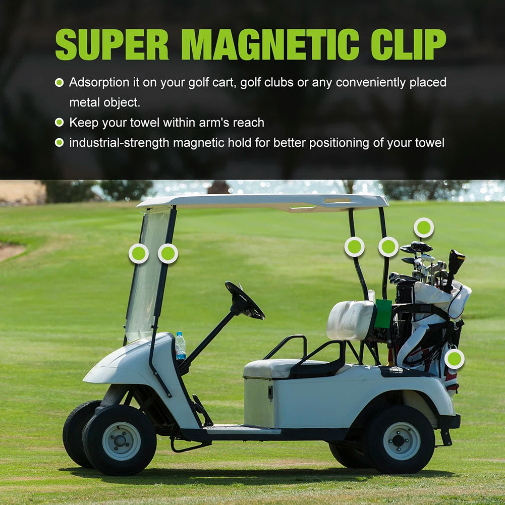 Super Magnet Golfs Clip Lightweight Removable Industrial Towel Men's Equipment Attaches to Golf Bags Hanging Tool Accessories