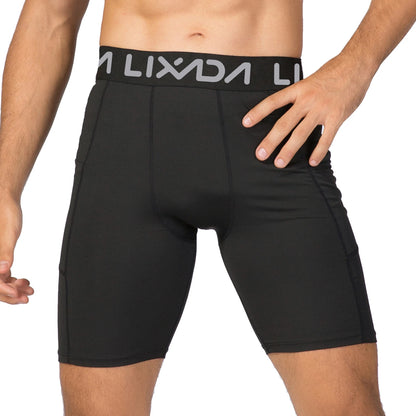 Lixada 3-Pack Men’s Sports Shorts – Active Workout Underwear with Pocket