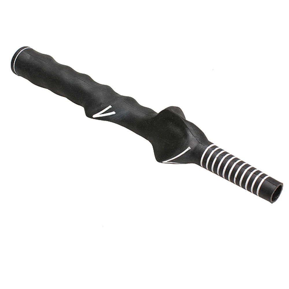 Right-Handed Training Tool Practice Aid Rubber Teaching Aid Golf Club Grips Golf Swing Training Grip
