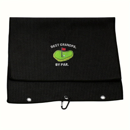 Funny Microfiber Premium Golf Towel, Embroidered Golf Towels for Golf Bags for Men&Women, Golf Accessories for Men Golfers
