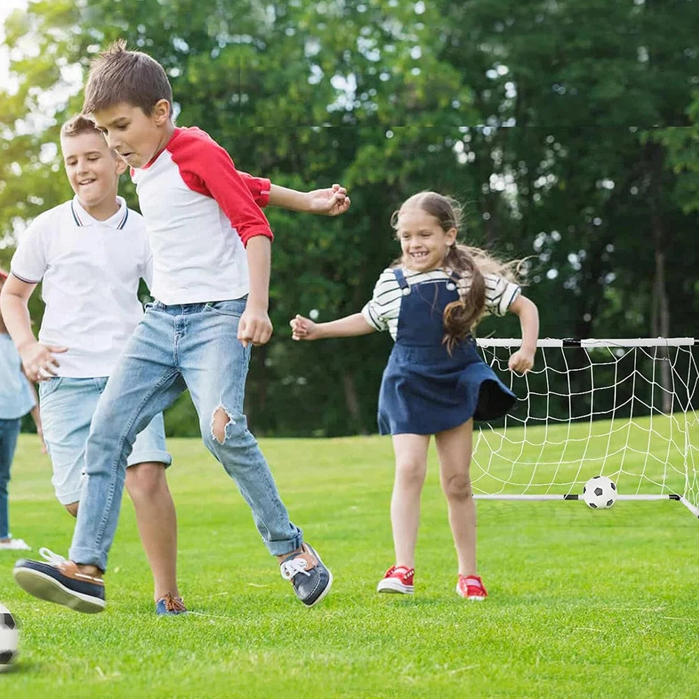 Folding Football Goal Post Set – Inflatable Soccer Net
