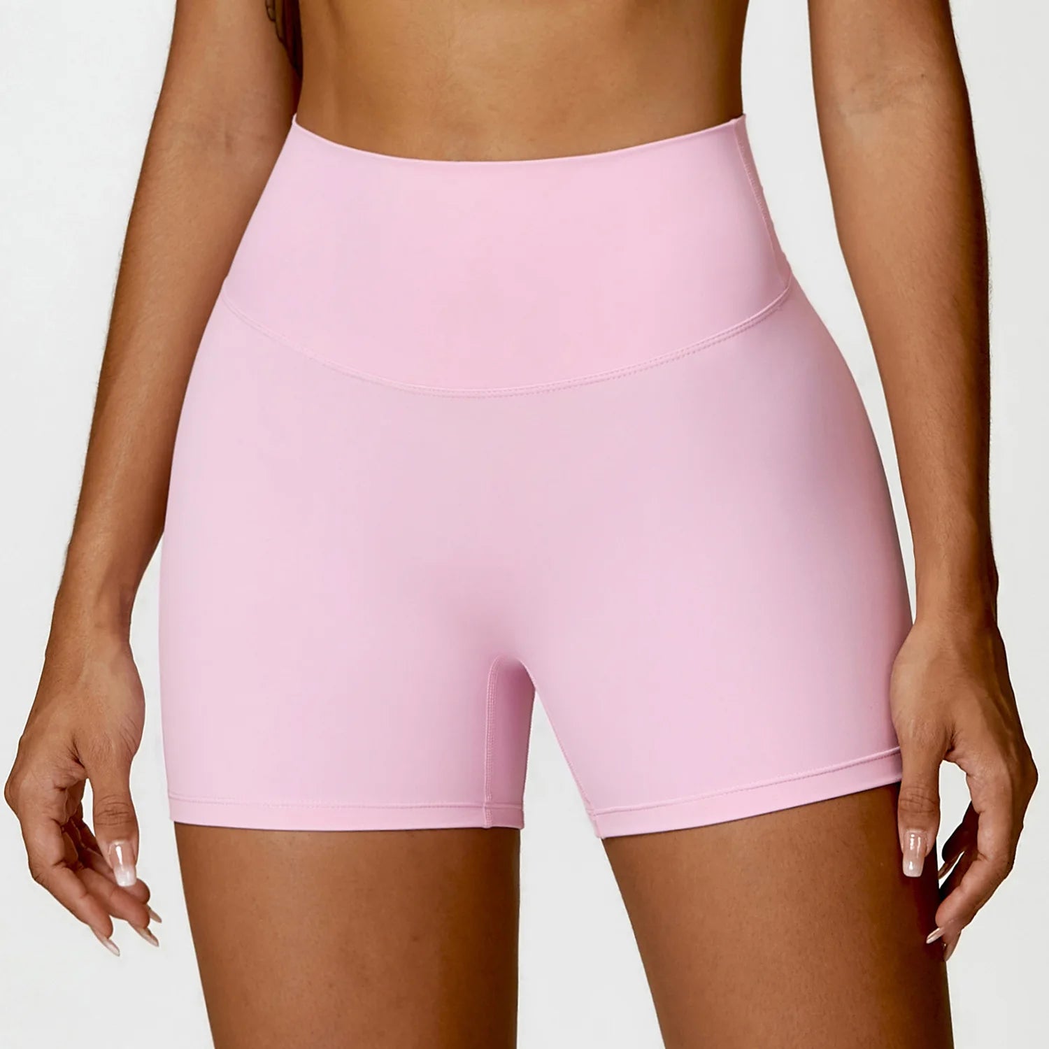 Nude Yoga Clothing Sets Women Long Sleeve Crop Tops Tight Shorts Suit Quick Dry Tracksuit Fitness Workout Outfits Gym Wear New