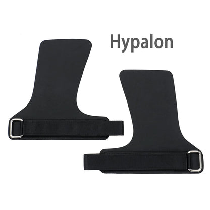 A Pair of Hypalon No-hole Hand Grips for Crossfit Pull-ups Cross Training Gymnastics WODS Weightlifting Palm Protector