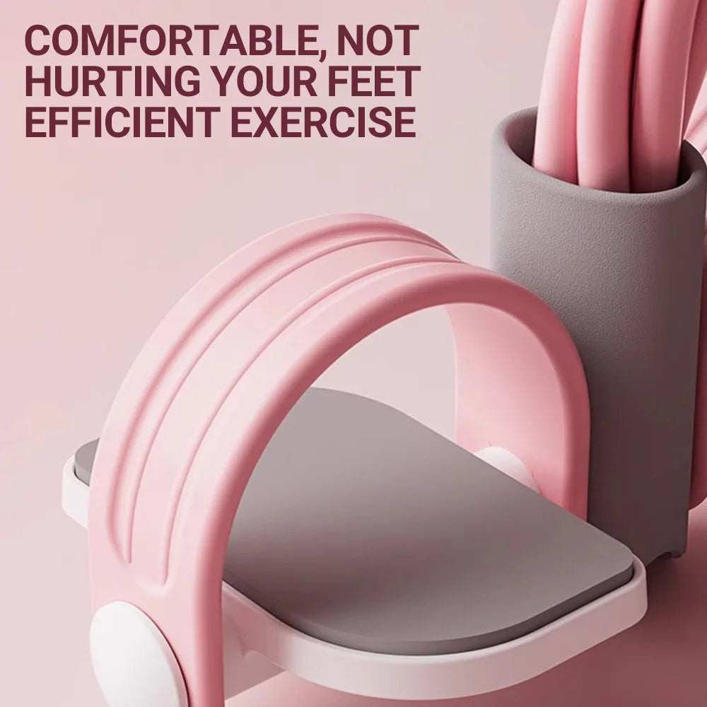 Resistance Bands 6-Tube Yoga Pedal Puller Resistance Band At Home Multifunctional Portable Tension Rope Bands Waist Arm Training