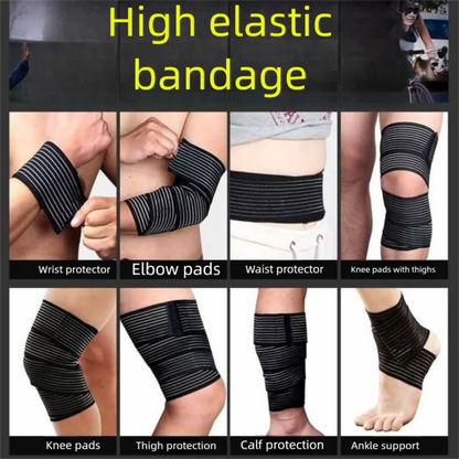 Sports Fitness Bracers Elastic Bandage Hand Wrist Strap Wrap Sport Wristband Adjustable Stretchy Wrist Protector