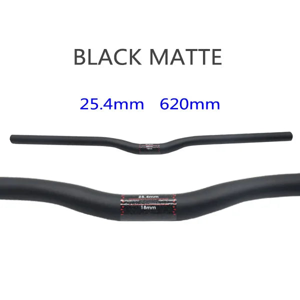 25.4 Full Carbon Handlebar Folding Bike Horizontal Handle Bar 400-700MM One-Shaped Ultralight Bicycle Straight Handlebar
