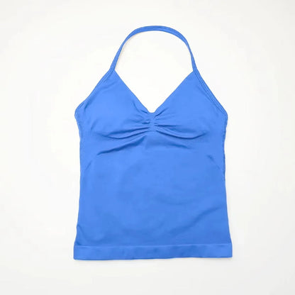 2025 New Sports Tops Yoga Vests Women's Fitness Vests Beautiful Backless Bras Running Camisoles Tops for Home and Outdoor Wear