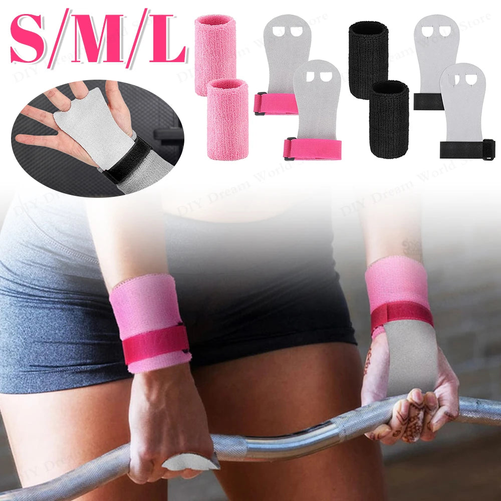 Gymnastics Grips Wristbands Sets for Girls Youth Kids Gymnastic Hand Grips Gymnastic Bar Palm Protection and Wrist Support Palm