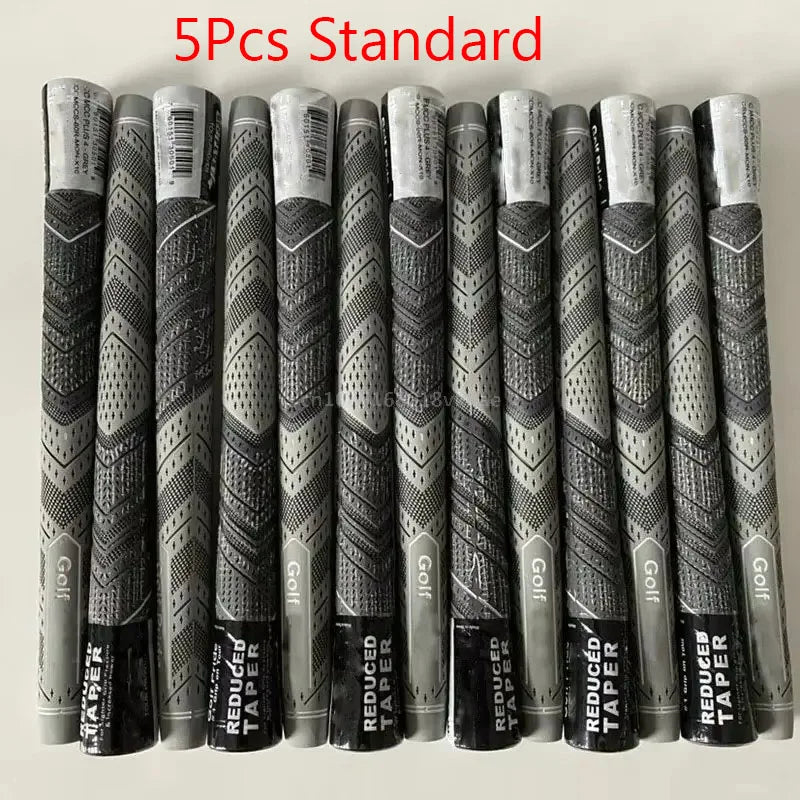 New 13PCS Golf Club Grips Standard/Midsize Men's Rubber Golf Grips 5Pcs Cotton Yarn Golf Club Grips Iron and Wood Grip Universal