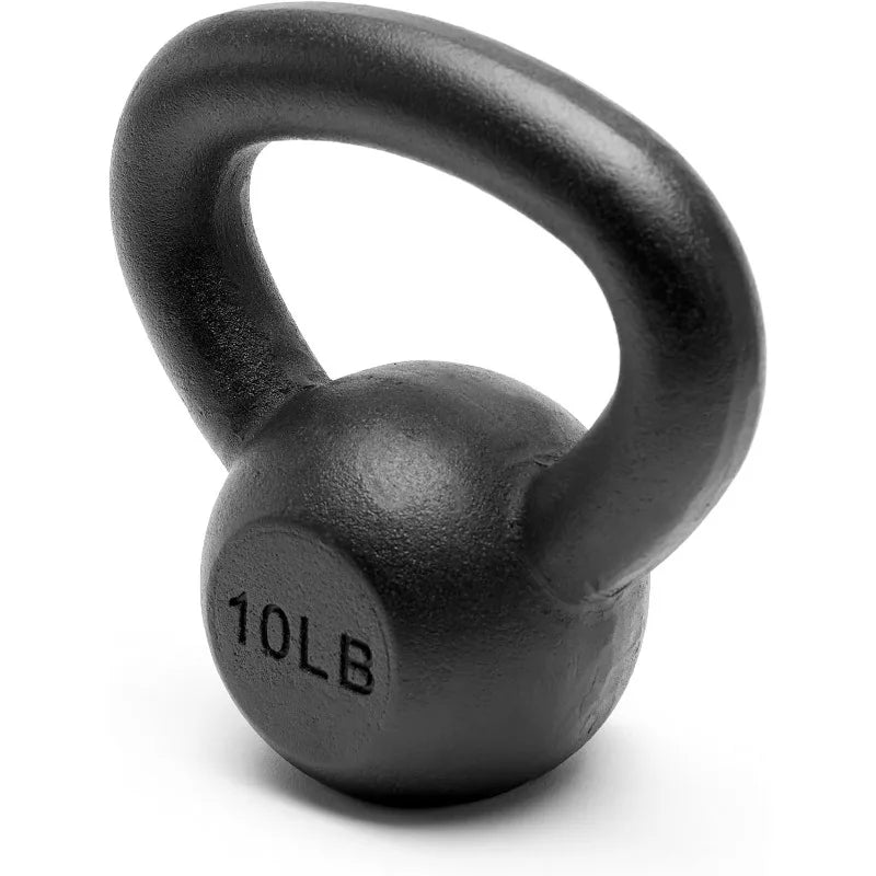 Powder Coated Solid Cast Iron Kettlebell Weights Set 5, 10 15, 20, 25, 30, 35, 40, 45 lbs All Combination