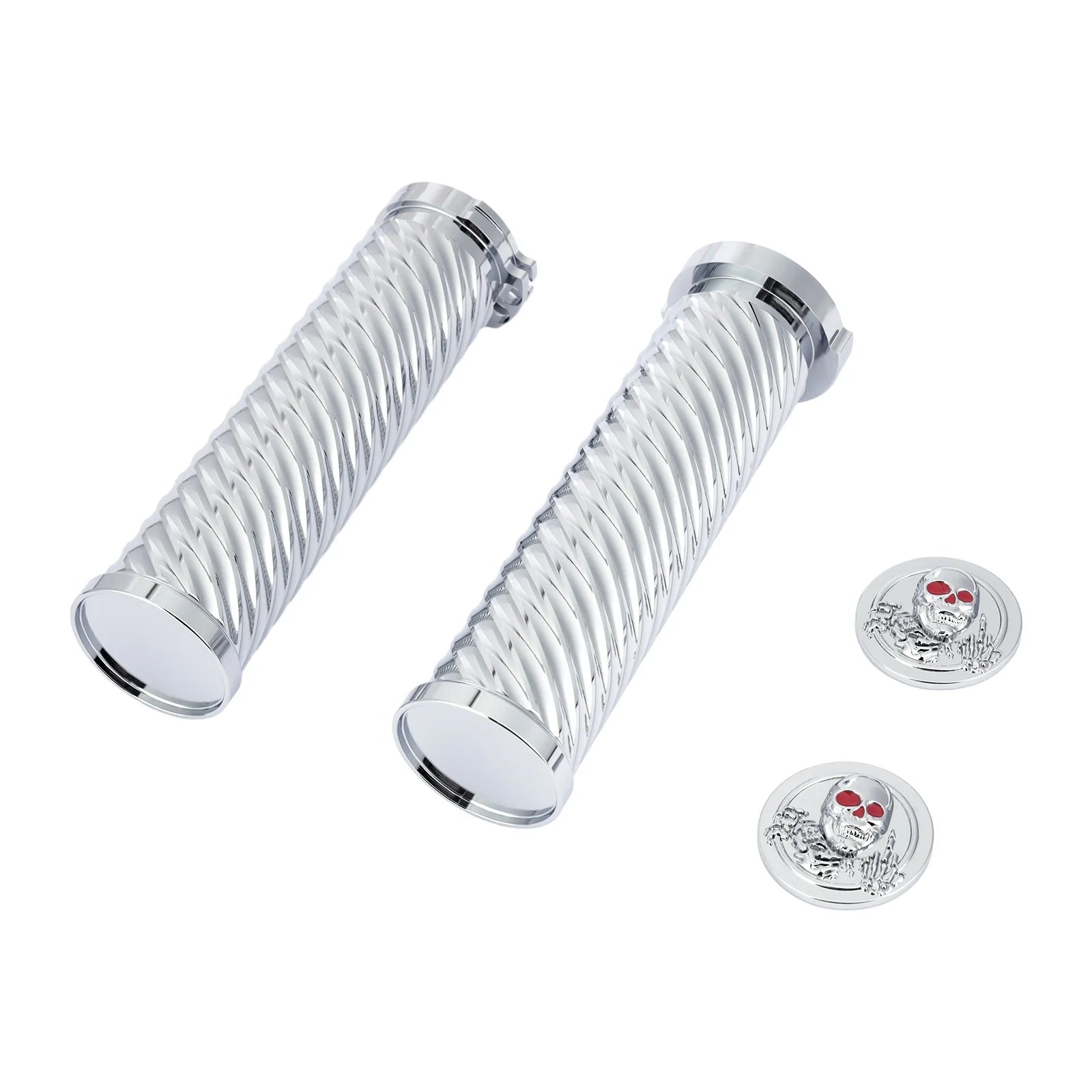 1" 25mm Hand Grips Motorcycle Handlebar Grips For Harley Touring Street Electra Road Glide Dyna Softail Sportster XL 883 1200