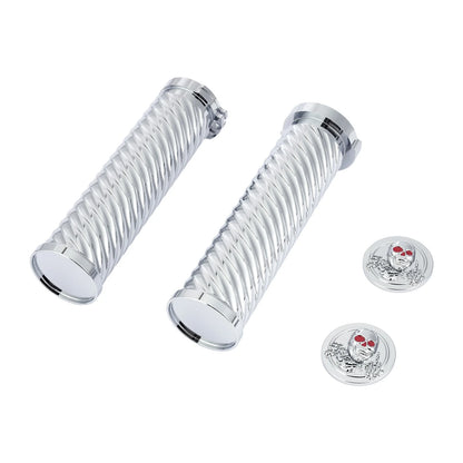 1" 25mm Hand Grips Motorcycle Handlebar Grips For Harley Touring Street Electra Road Glide Dyna Softail Sportster XL 883 1200