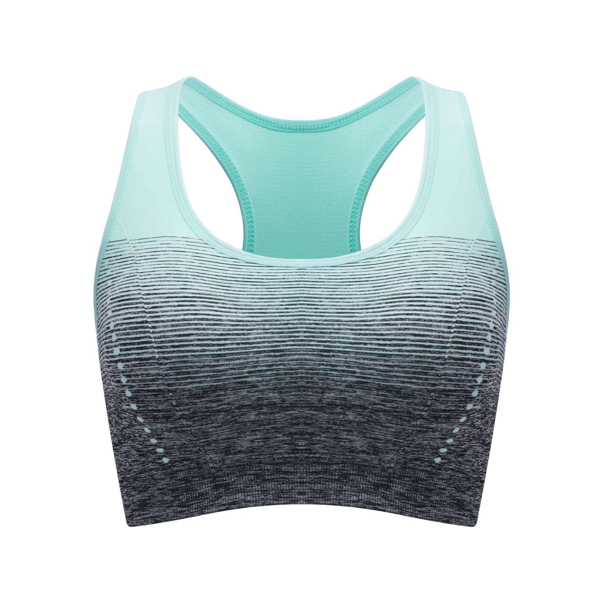 Sports Bra High Stretch Breathable Top Fitness Women Padded for Running Yoga Gym Seamless Crop Bra Gradient Sport Bra