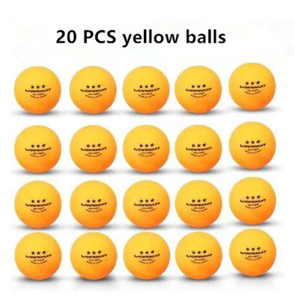 3-star Table Tennis Balls New Material A40 High-elastic Durable Training Table Tennis Balls Ping-Pong Balls
