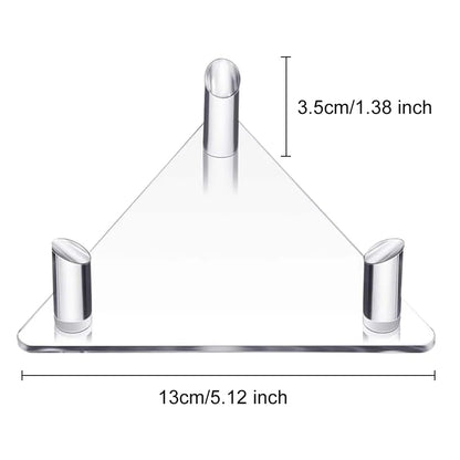 Acrylic Transparent Ball Stand – Tripod Holder for Sports