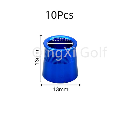 Golf Club Shaft Assembling Accessories Aluminum Material Sleeve Ferrules Fit Driver Fairway Wood Hybrid Carbon Irons Shaft Club