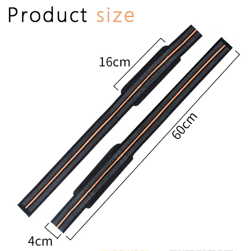 MKAS Padded Cotton Lifting Straps For Deadlifts Weight Lifting Wrist Support Belt Crossfit Hand Grips Fitness Bodybuilding